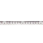 Mirco Visconti - Bracciale tennis in oro bianco con rubini e diamanti