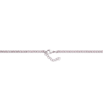 Stroili - Collana tennis lady chic acciaio e cristalli rosa