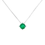 Stroili - Collana punto luce con zircone verde