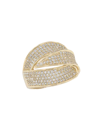 Ledune - Anello in argento dorato