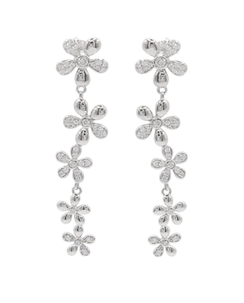 Ledune - Orecchini pendenti con margherite EQST0298