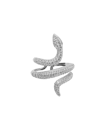 Ledune - Anello serpente con pietre RRR0292