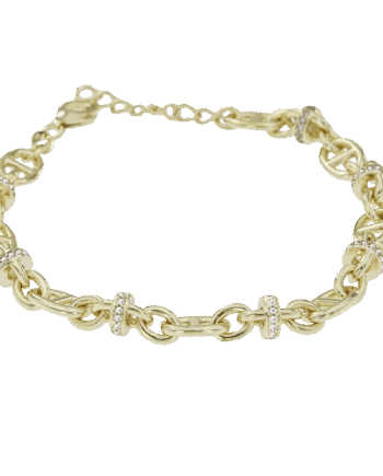 Ledune - Bracciale catena in argento dorato BHC43506G