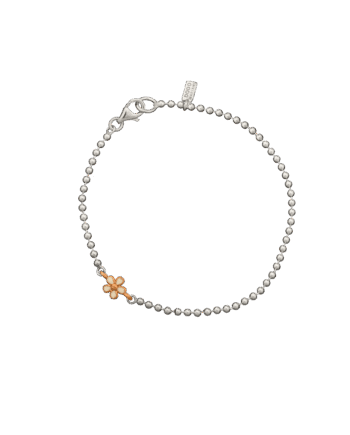 Dodo Mariani - Bracciale pallini e stopper double Margherita