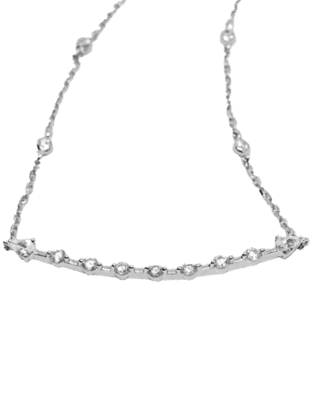 Ledune - collana semirigido con pietre in argento 925 PHC43485